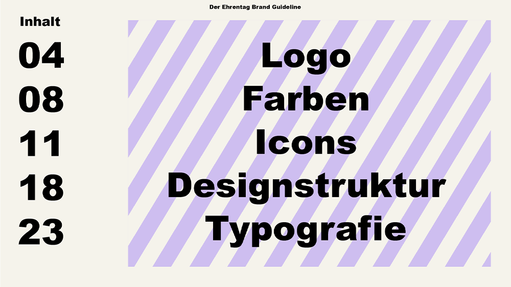 Der Ehrentag Brand Guideline Vorschau