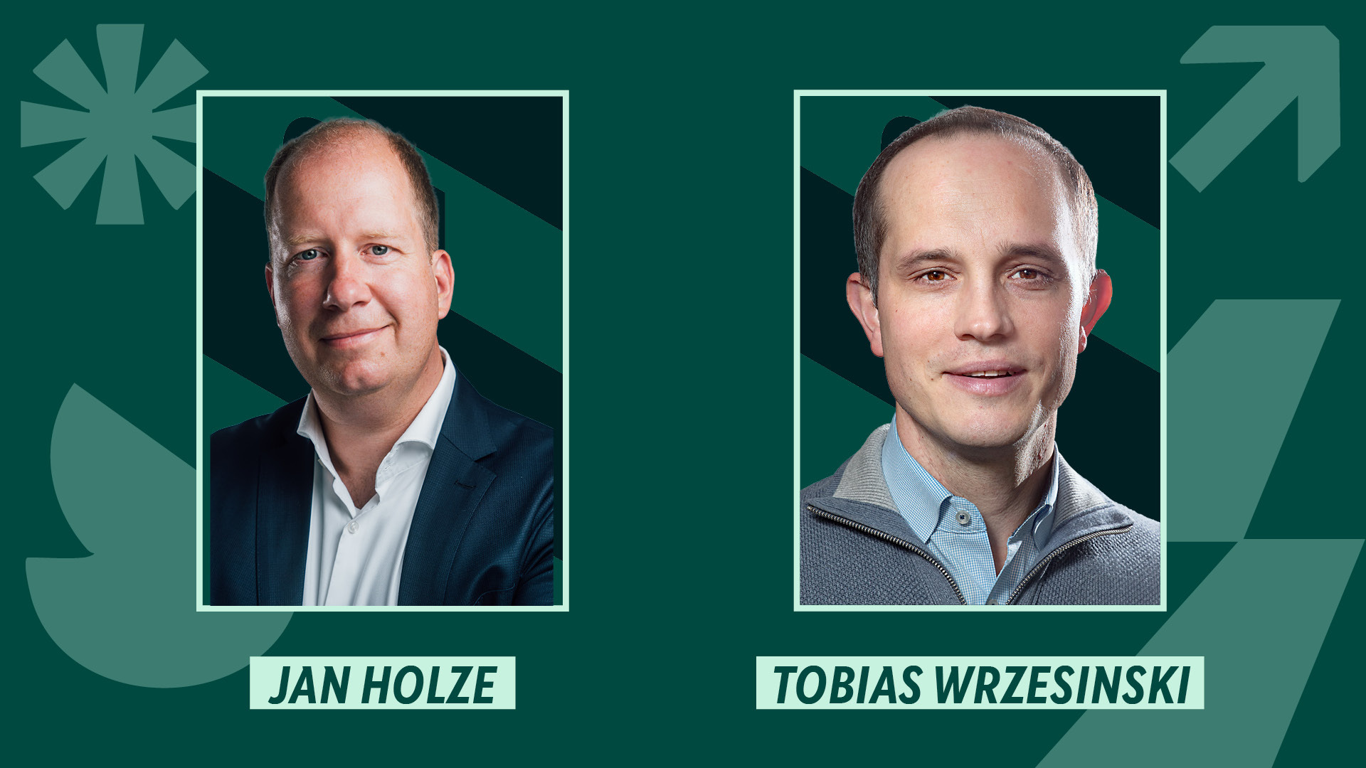 Jan Holze (Vorstand Deutsche Stiftung für Engagement und Ehrenamt) und Tobias Wrzesinski (Geschäftsführer der DFB-Stiftungen)