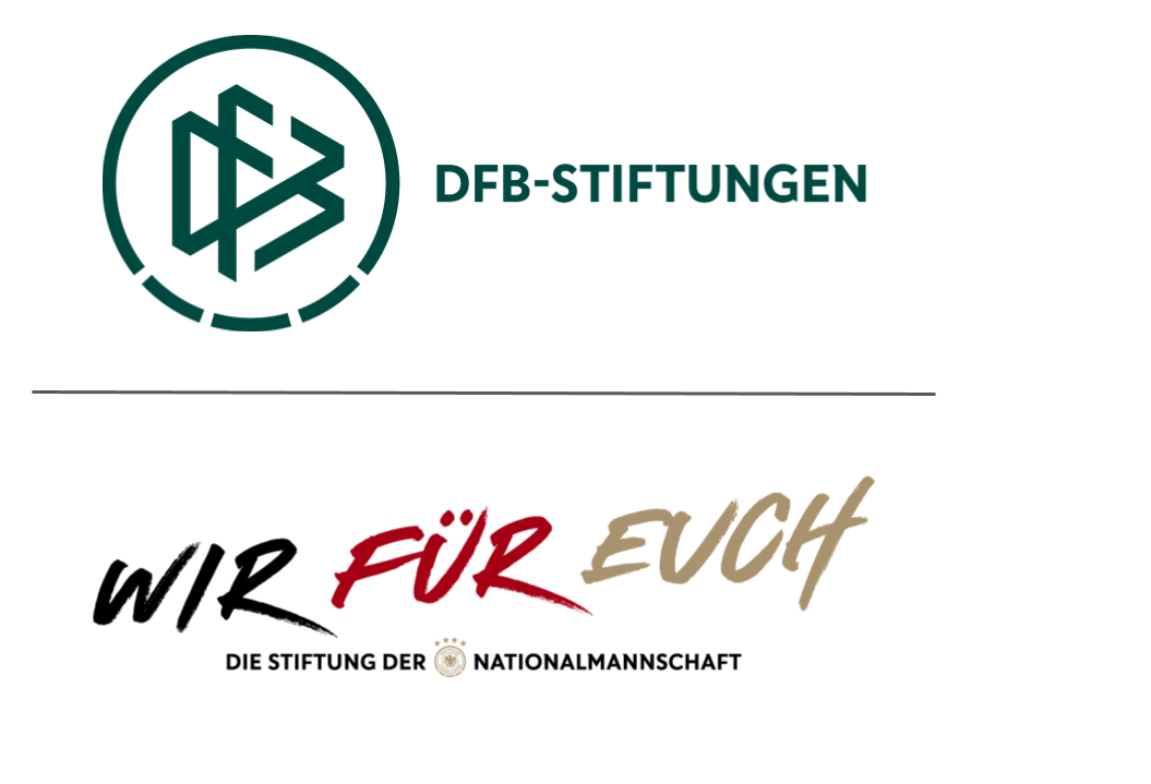 Logos der DFB-Stiftungen und der Stiftung der Nationalmannschaft