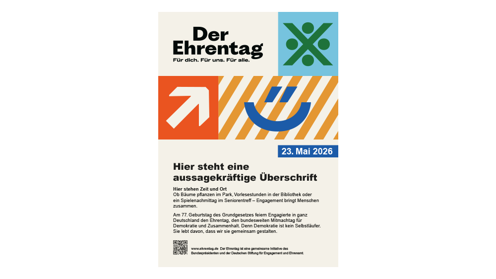 Vorschau Handzettel DIN A5 Ehrentag