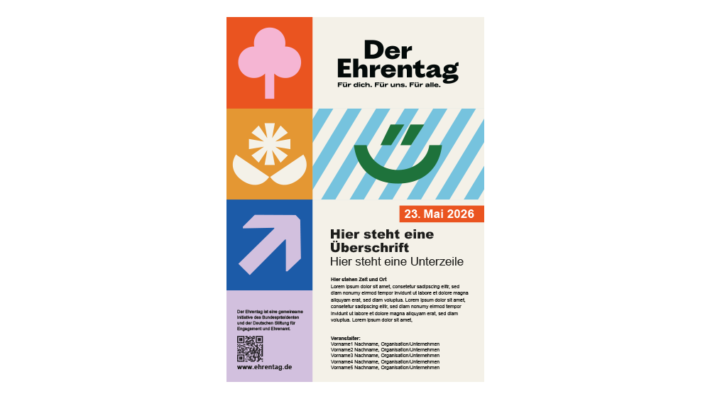 Vorschau Plakat DIN A3 Ehrentag