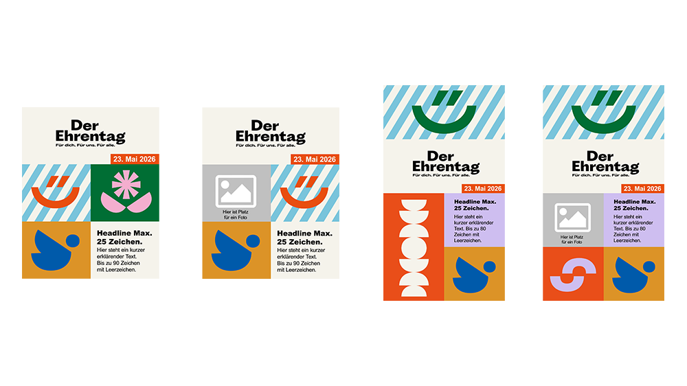 Vorschau Templates Social Media Ehrentag