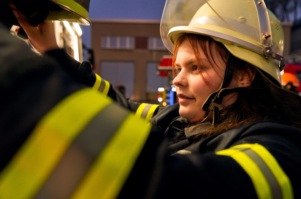 Kampagnenmotiv mit der Greizer FFW