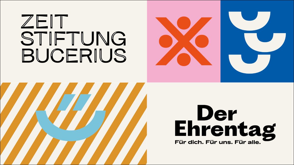 Grafik mit Logos von der Zeit Stiftung Bucerius und dem Ehrentag